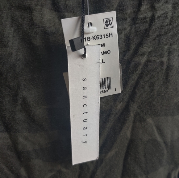 🆕 Sanctuary Cold Shoulder Camouflage Long sleeve Dress (S) - Picture 11 of 12